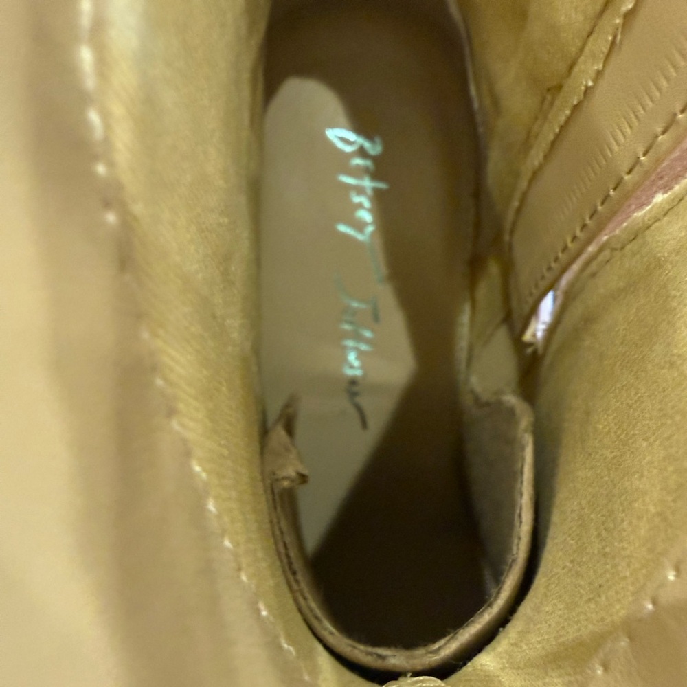 Betsey Johnson NWT Sz 6 Sparkling Crystal Heeled Western Boots (SH096) - Picture 12 of 14